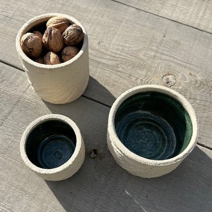 Trio de pots – Vert Brut
