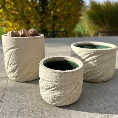 Trio de pots – Vert Brut